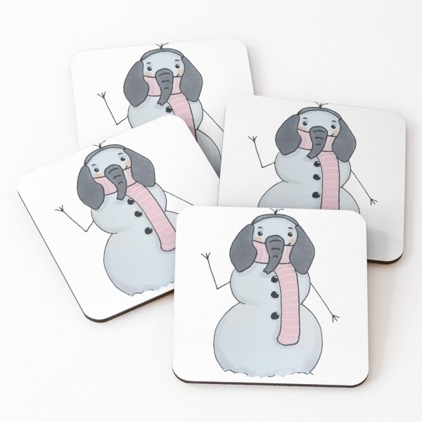 Item preview, Mr Snowman dressed up as an elephant designed and sold by ArtbyEmily5.
