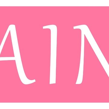 Pegatina for Sale con la obra «Nombre