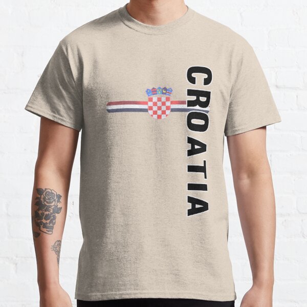 Croatia Soccer Jersey Style Deluxe Essential T-Shirt for Sale by