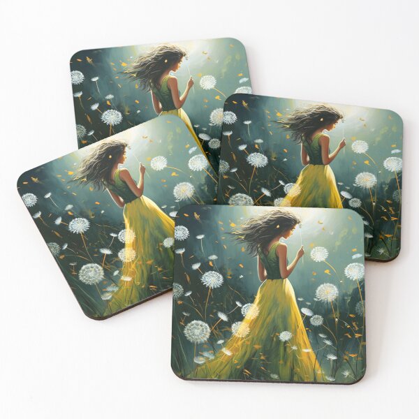 Item preview, Dandelion Girl designed and sold by Red Witch Art.