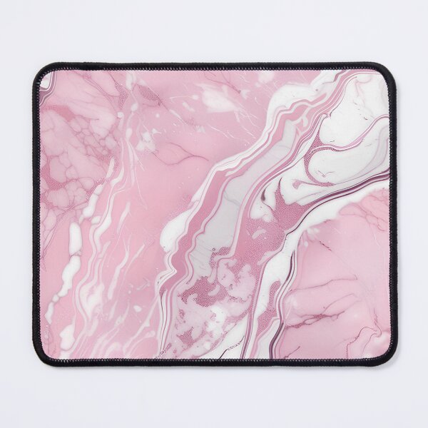 Item preview, Pink and Grey Marble Art designed and sold by BirdsnStuff.