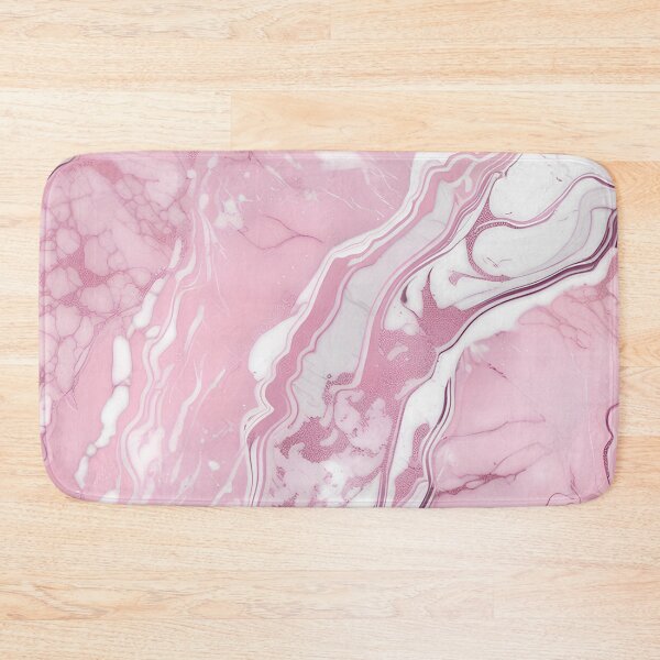 Item preview, Pink and Grey Marble Art designed and sold by BirdsnStuff.