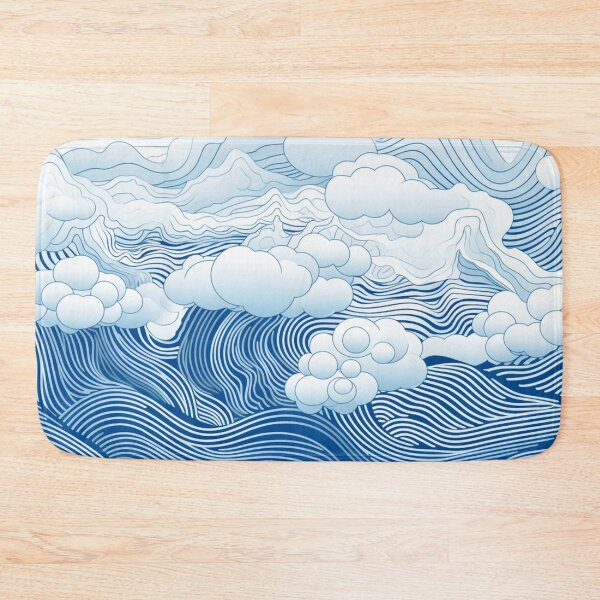Item preview, Ocean wave illustration designed and sold by LazyLifestyle.