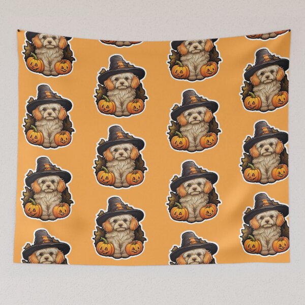 Item preview, Halloween puppy Dog Pumpkins  designed and sold by LaartStudio.