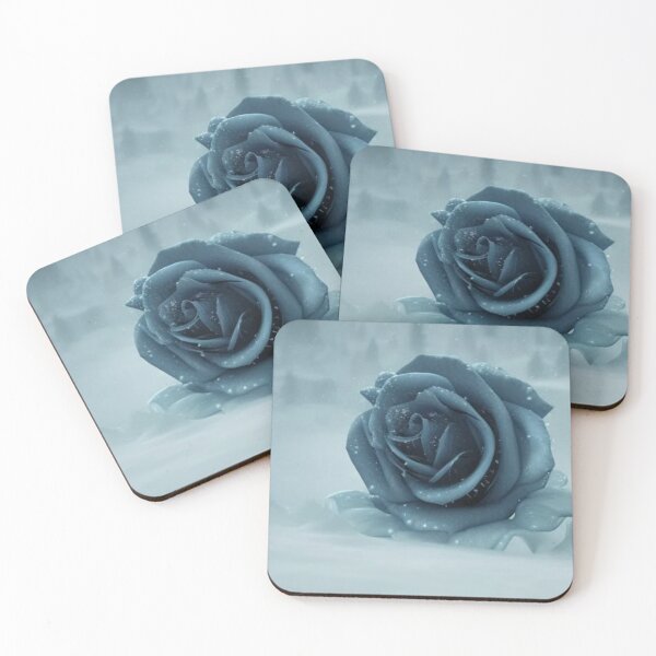 Item preview, Frozen Blue Girl Solo Single Rose Snow designed and sold by WearWolfDesigns.