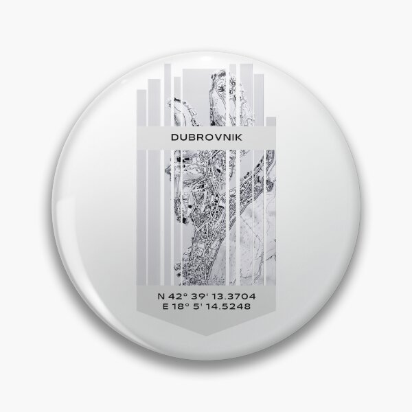 Item preview, CROATIA Dubrovnik - Latitude/Longitude designed and sold by ALLesROUNDER.
