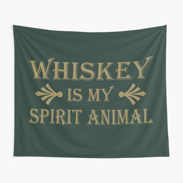 Item preview, Whiskey is my spirit animal designed and sold by Alexaltay.