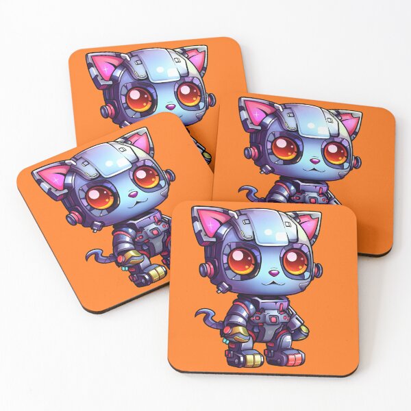 Item preview, A Glimpse into the Robotic Futuristic Feline World designed and sold by AlienSkinEyes.