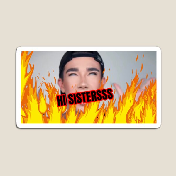 HI SISTERS James Charles Magnet