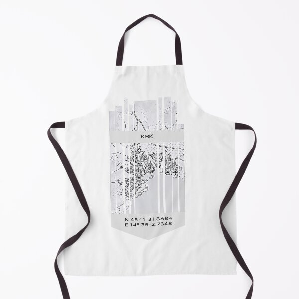 Item preview, CROATIA Krk - Latitude/Longitude designed and sold by ALLesROUNDER.