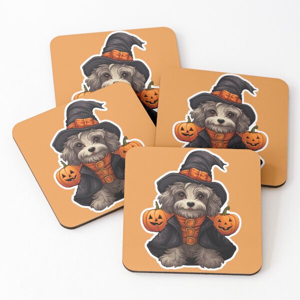 Item preview, Halloween puppy Dog witch designed and sold by LaartStudio.
