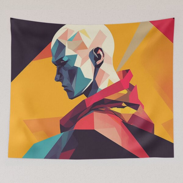 Item preview, Geometric Power: Saitama's Silhouette designed and sold by RobotBadGuy0.