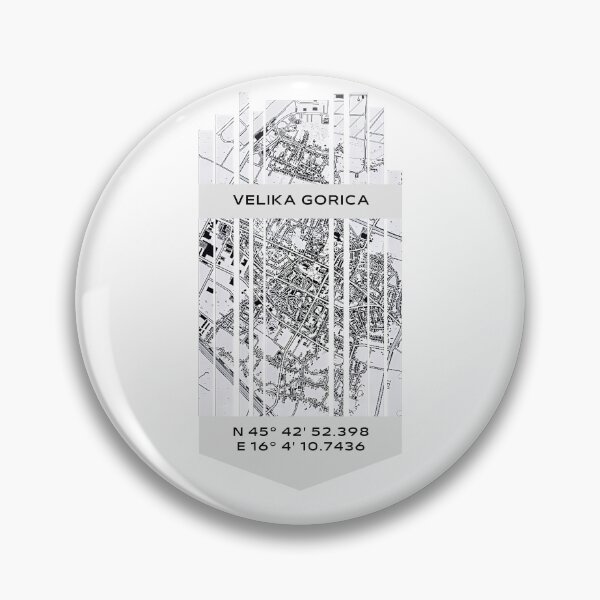 Item preview, CROATIA Velika Gorica - Latitude/Longitude designed and sold by ALLesROUNDER.