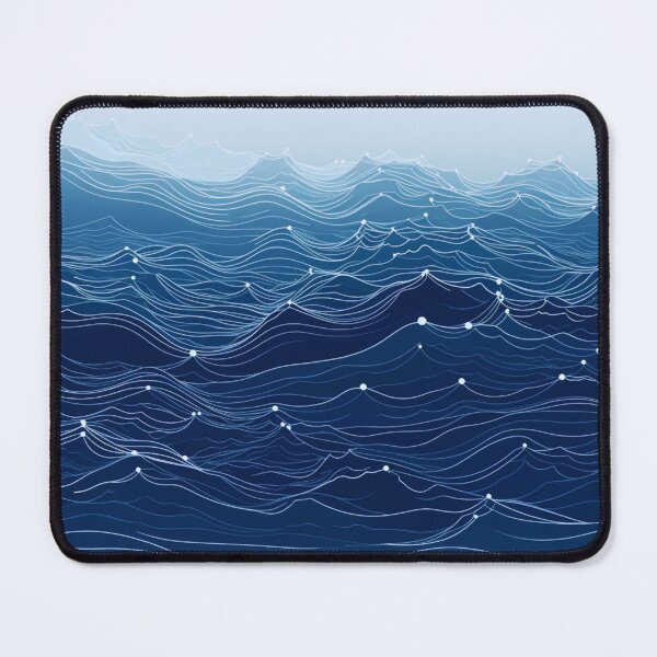 Item preview, Deep ocean wave illustration designed and sold by LazyLifestyle.