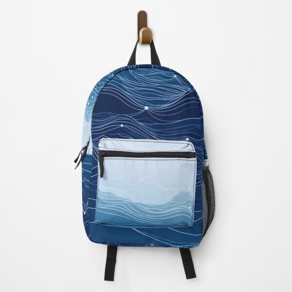 Item preview, Deep ocean wave illustration designed and sold by LazyLifestyle.