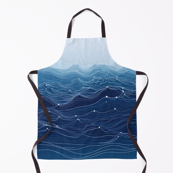Item preview, Deep ocean wave illustration designed and sold by LazyLifestyle.
