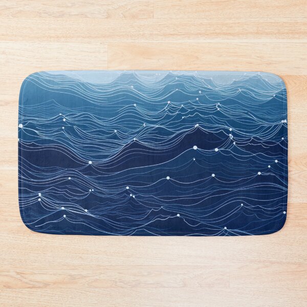 Item preview, Deep ocean wave illustration designed and sold by LazyLifestyle.