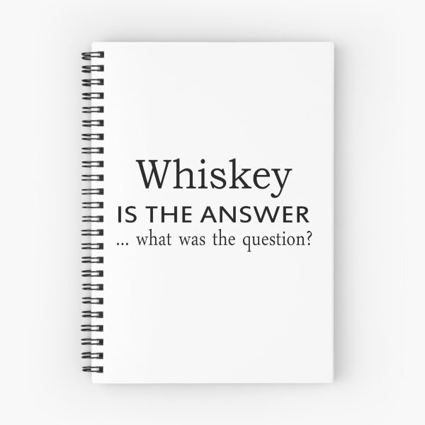 Item preview, Whiskey is the answer funny drinking quote lover drinker sayings jokes designed and sold by Alexaltay.