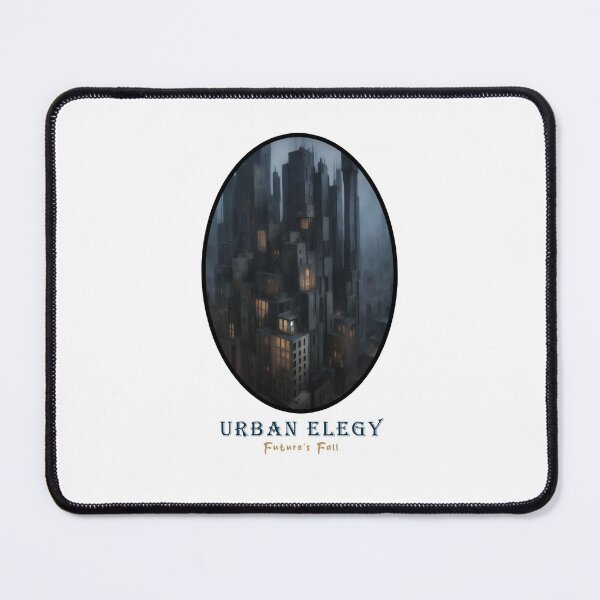 Item preview, Forgotten Splendor: Dystopian Cityscape Decay | Urban Art Print designed and sold by zax454.