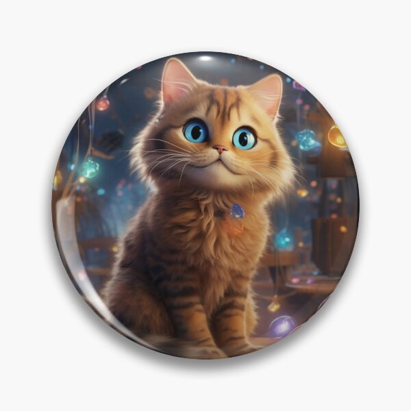 Item preview, Cute Little Cat Pixar Style designed and sold by DesignArtique.