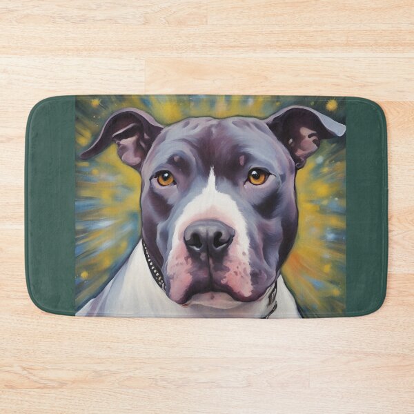 Item preview, Black and White Pitbull Cosmos designed and sold by PetArt  ⭐⭐⭐⭐⭐.