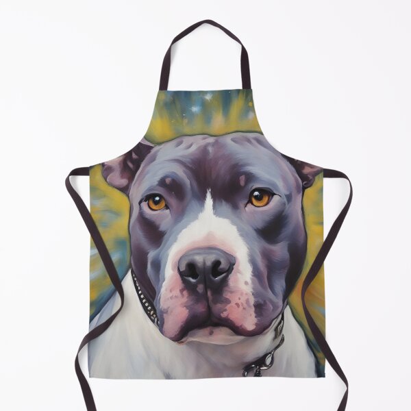 Item preview, Black and White Pitbull Cosmos designed and sold by PetArt ⭐⭐⭐⭐⭐.