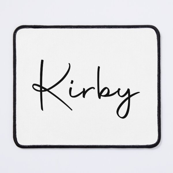 Item preview, Kirby Cursive Name Label designed and sold by NafilNafiz.