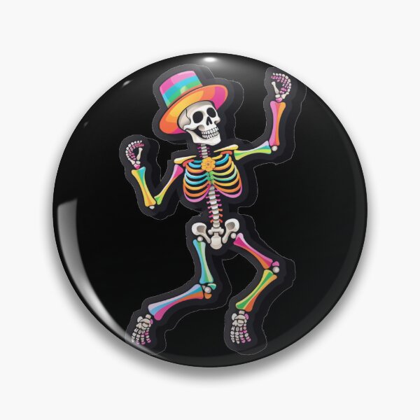 Item preview, dancing skeleton rainbow designed and sold by MacBeoThui.