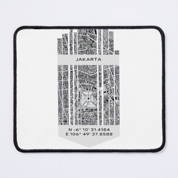 Item preview, INDONESIA Jakarta - Latitude Longitude designed and sold by ALLesROUNDER.