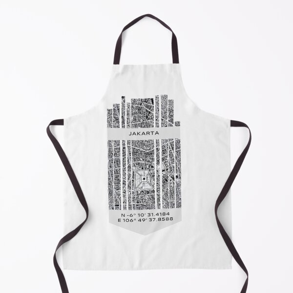 Item preview, INDONESIA Jakarta - Latitude Longitude designed and sold by ALLesROUNDER.