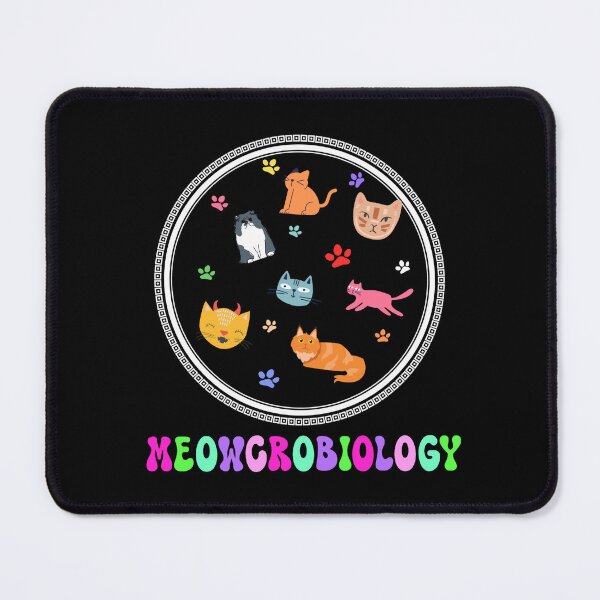 Item preview, Meowcrobiology Microscopic Cats Science School Biology designed and sold by Allomensiaa.