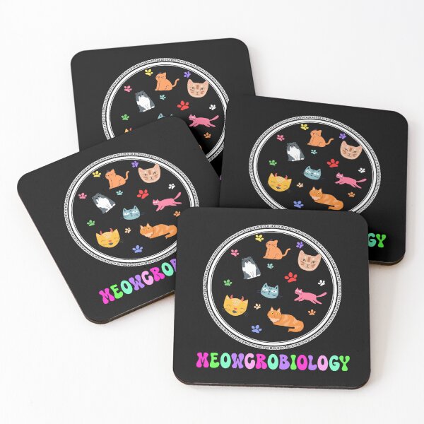 Item preview, Meowcrobiology Microscopic Cats Science School Biology designed and sold by Allomensiaa.