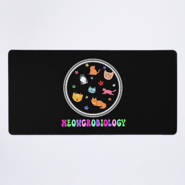 Item preview, Meowcrobiology Microscopic Cats Science School Biology designed and sold by Allomensiaa.