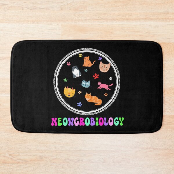 Item preview, Meowcrobiology Microscopic Cats Science School Biology designed and sold by Allomensiaa.