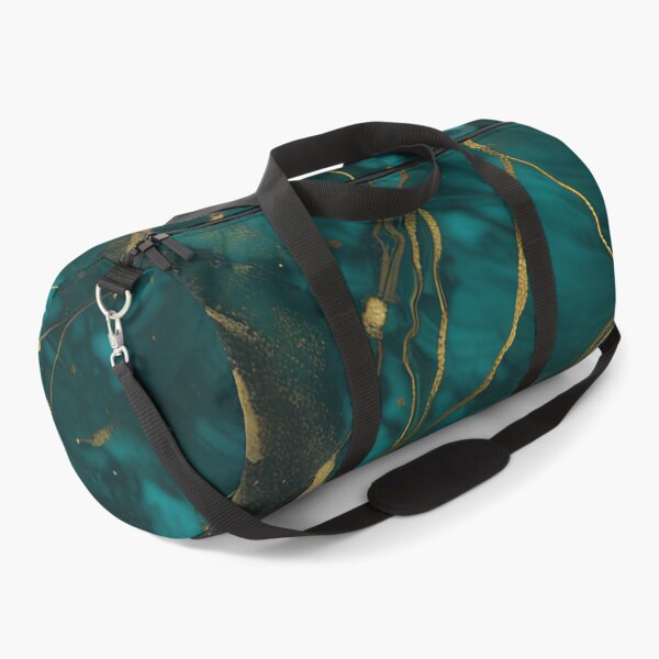 Item preview, Dark Teal Marble Texture with Gold Flecks designed and sold by BirdsnStuff.