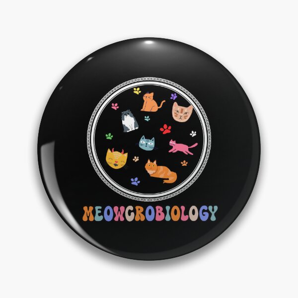 Item preview, Funny Meowcrobiology Microscopic Cats Groovy designed and sold by Allomensiaa.