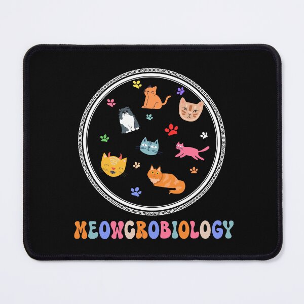 Item preview, Funny Meowcrobiology Microscopic Cats Groovy designed and sold by Allomensiaa.
