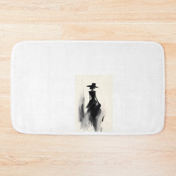 Item preview, a black and white photo of a woman wearing a hat designed and sold by Dark Fantasy Store.