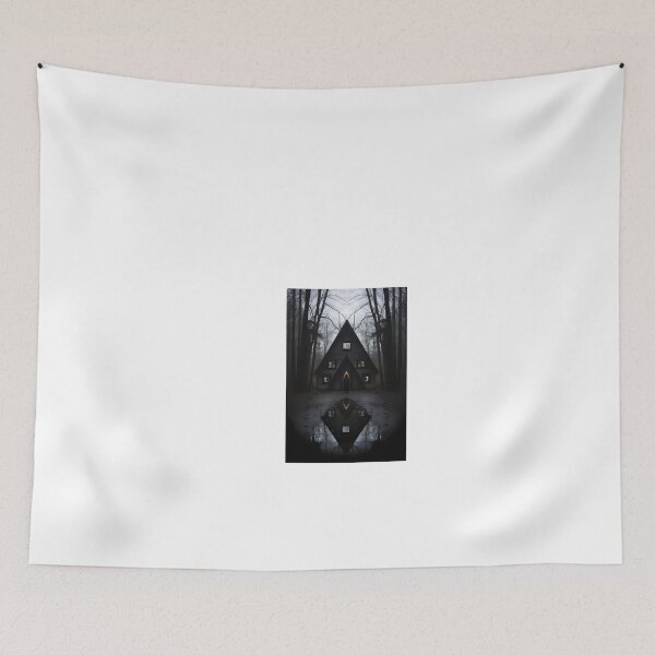 Item preview, a black house in the middle of a forest designed and sold by Dark Fantasy Store.