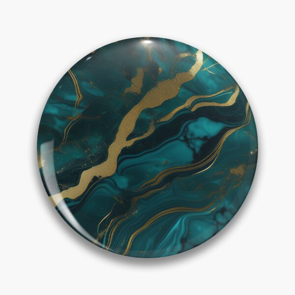 Item preview, Dark Teal Marble Texture with Gold Flecks  designed and sold by BirdsnStuff.