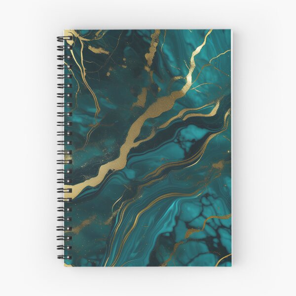 Item preview, Dark Teal Marble Texture with Gold Flecks  designed and sold by BirdsnStuff.