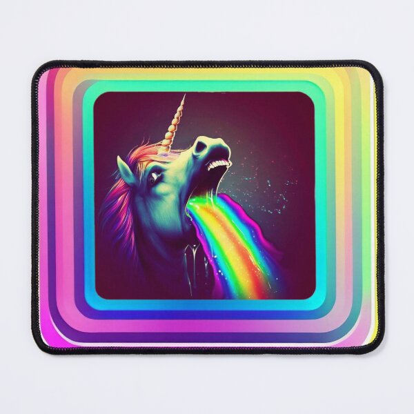 Item preview, The puking unicorn designed and sold by Imp-Print.
