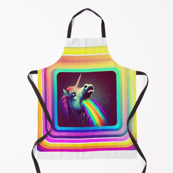 Item preview, The puking unicorn designed and sold by Imp-Print.