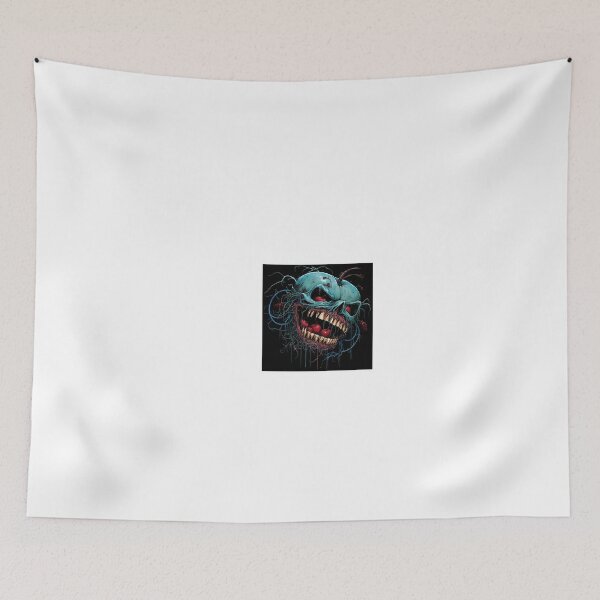 Item preview, a close up of a face with blood dripping from it designed and sold by Dark Fantasy Store.