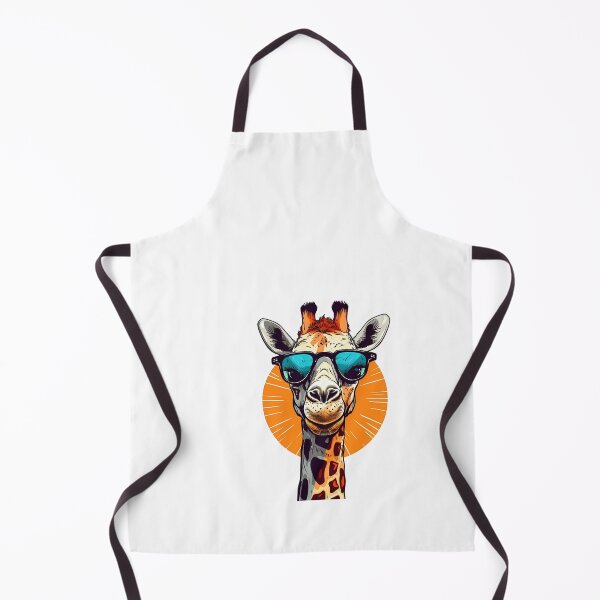 Item preview, a close up of a giraffe wearing sunglasses designed and sold by Dark Fantasy Store.
