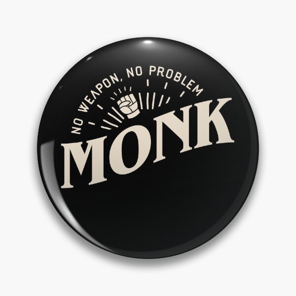 Item preview, Monk No Weapon No Problem Funny Tabletop RPG designed and sold by pixeptional.
