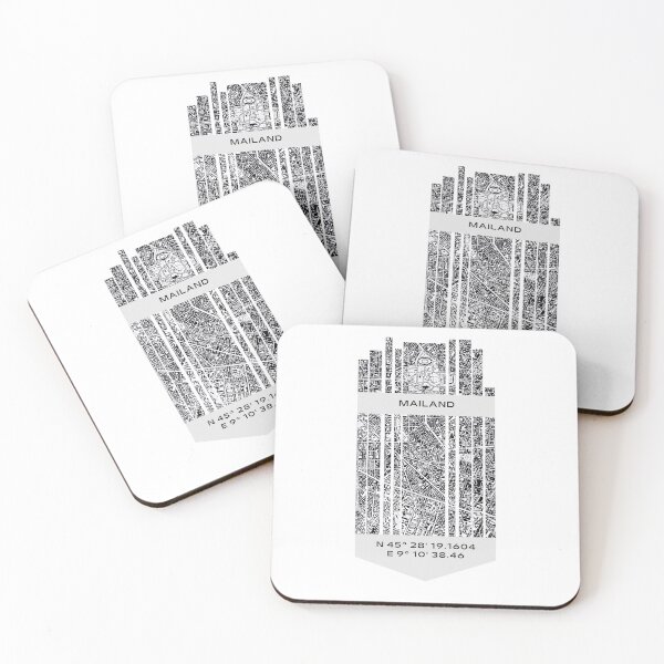 Item preview, ITALY Milan - Latitude/Longitude designed and sold by ALLesROUNDER.