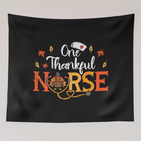 Item preview, One Thankful Nurse Turkey Thanksgiving Scrub Top Fall designed and sold by mainana78.