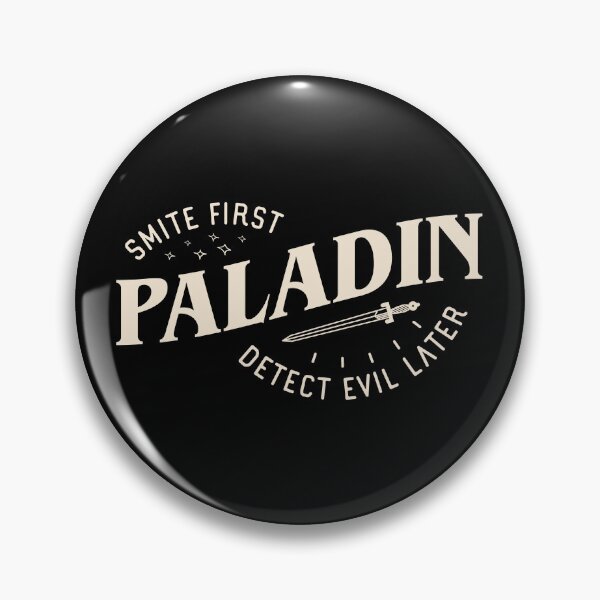 Item preview, Paladin Smite First Detect Evil Later Funny Tabletop RPG designed and sold by pixeptional.