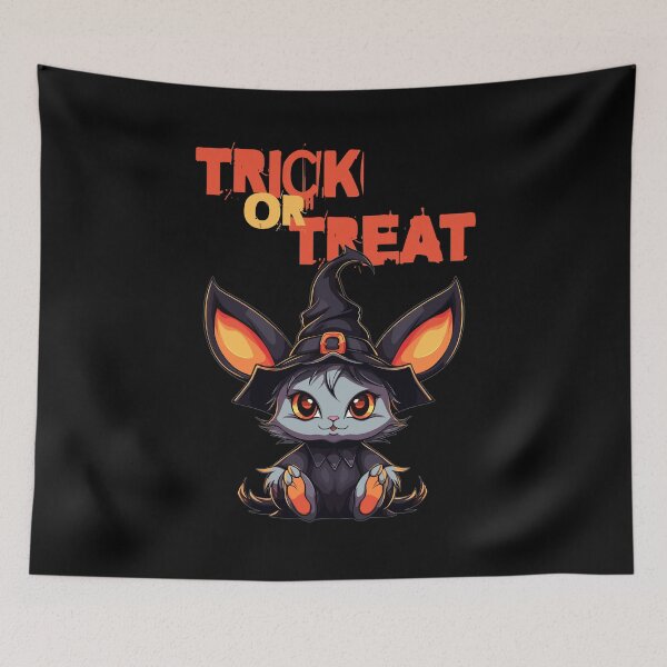 Item preview, Halloween Witch Kawaii Rabbit Trick or Treat designed and sold by LOT7Clothing.